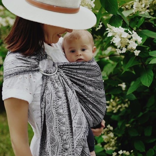 Little Frog  Little Frog ringsling - Carbon Harmony