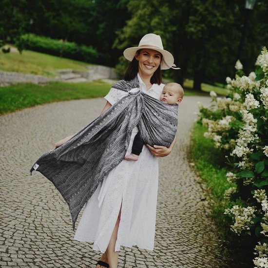 Little Frog  Little Frog ringsling - Carbon Harmony