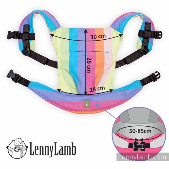 LennyLamb LennyLamb speelgoed draagzak - Peacock's Tail Fantasy