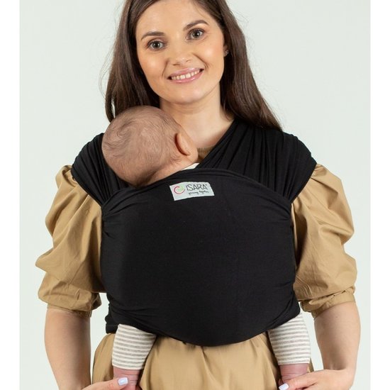 ISARA ISARA rekbare draagdoek - Onyx black