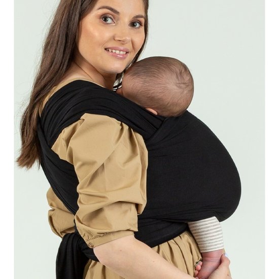 ISARA ISARA rekbare draagdoek - Onyx black