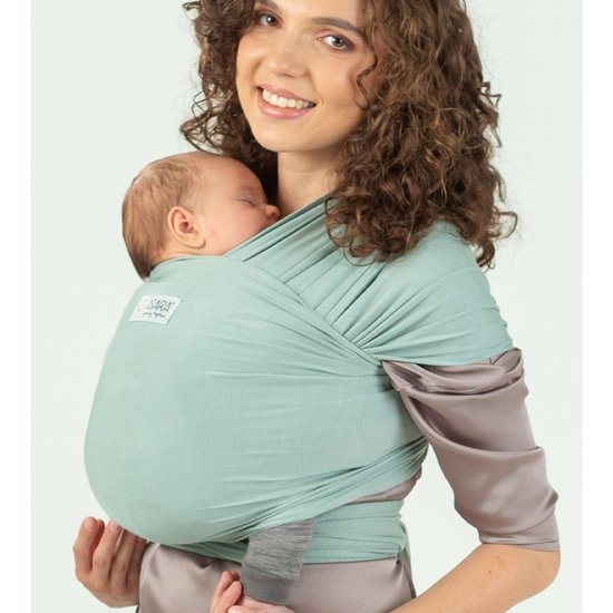 ISARA ISARA rekbare draagdoek - Frosty Green