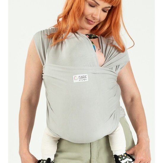ISARA ISARA  rekbare draagdoek - Silver Grey