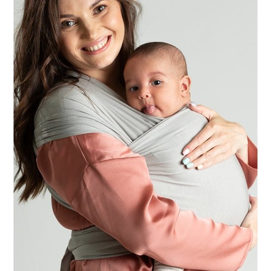 ISARA ISARA  rekbare draagdoek - Silver Grey