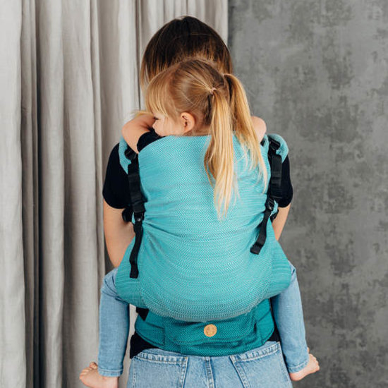 LennyLamb LennyPreschool - Little Herringbone Ombre Teal