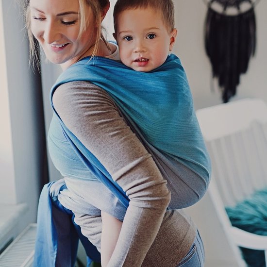 Little Frog  Little Frog draagdoek  - Dark Lazurite