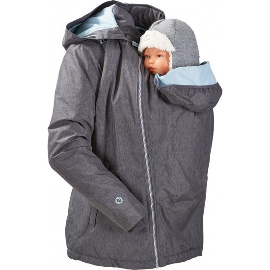 Mamalila Mamalila Winter Babywearing Jacket Ice grey - L