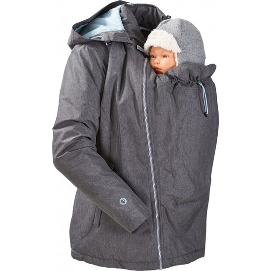 Mamalila Mamalila Winter Babywearing Jacket Ice grey - L