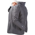Mamalila Mamalila Winter Babywearing Jacket Ice grey - L