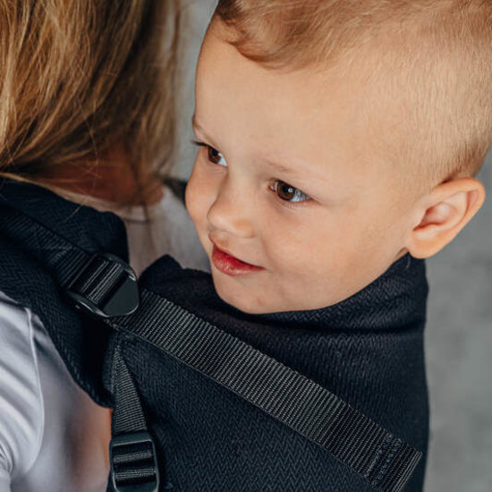 LennyLamb LennyPreschool - Little Herringbone Ebony Black