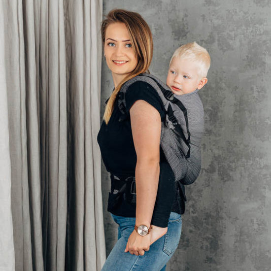 LennyLamb LennyPreschool - Little Herringbone Ombre Grey