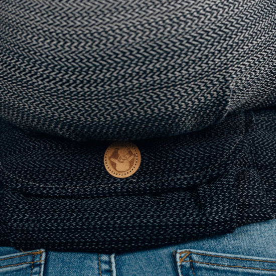 LennyLamb LennyPreschool - Little Herringbone Ombre Grey