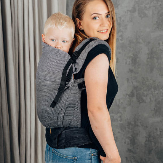 LennyLamb LennyPreschool - Little Herringbone Ombre Grey