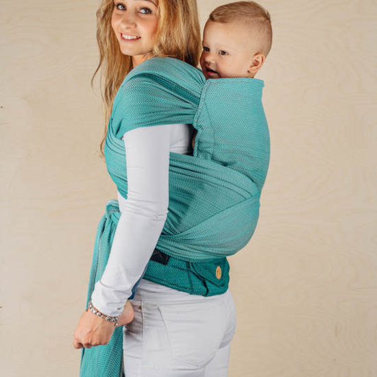 LennyLamb LennyHybrid Preschool -  Little Herringbone Ombre Green