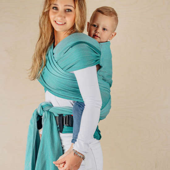 LennyLamb LennyHybrid Preschool -  Little Herringbone Ombre Green