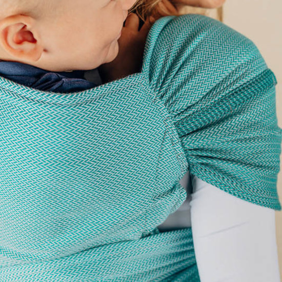 LennyLamb LennyHybrid Preschool -  Little Herringbone Ombre Green