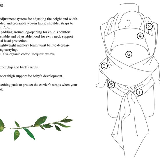 ISARA ISARA QuickTie  - Majestic Ivory Forest