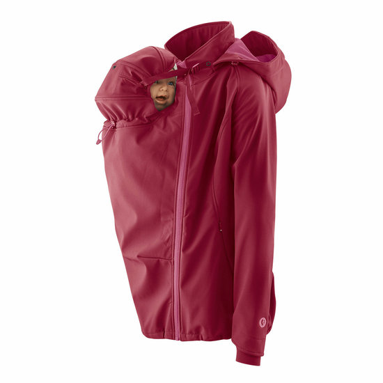 Mamalila Mamalila Softshell Babywearing Jacket Allrounder - Berry