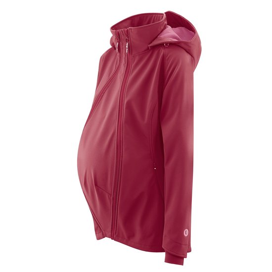 Mamalila Mamalila Softshell Babywearing Jacket Allrounder - Berry