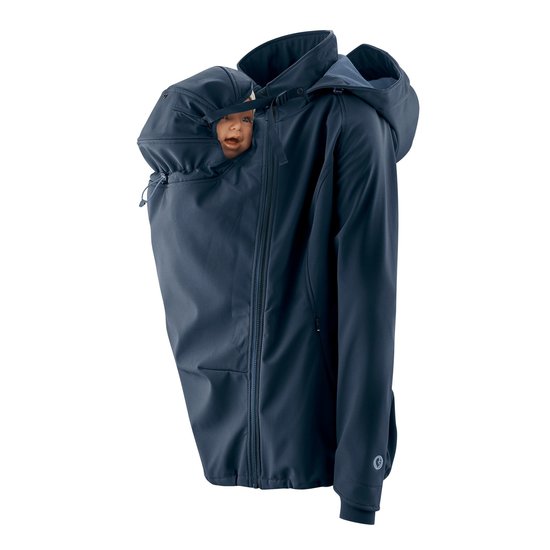 Mamalila Mamalila Softshell Babywearing Jacket Allrounder - Navy
