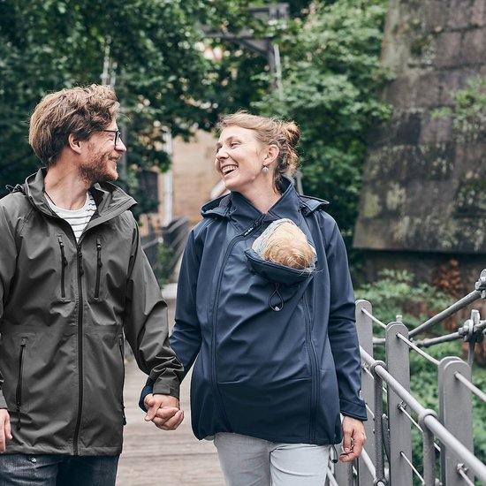 Mamalila Mamalila Softshell Babywearing Jacket Allrounder - Navy