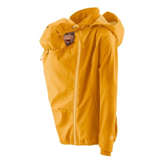 Mamalila Mamalila Softshell Babywearing Jacket Allrounder - Mustard