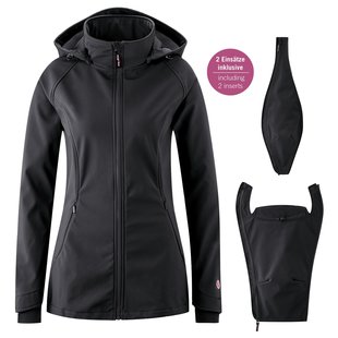 Laatste kans XS en XXXL - Mamalila Softshell Babywearing Jacket Allrounder -Black