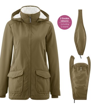 Laatste kans XL - Mamalila Cosy Allrounder Babywearing Jacket - Khaki