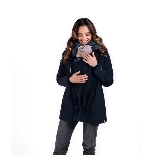 Wombat & Co Wallaby draag- en positiejas  - Black/Grey