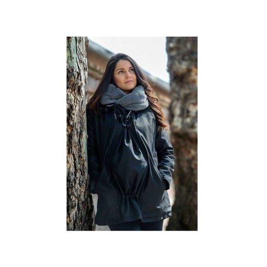 Wombat & Co Wallaby draag- en positiejas  - Black/Grey