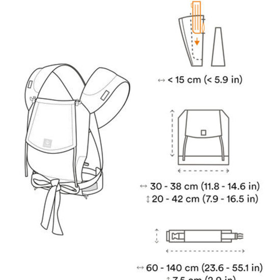 Stokke® Limas™ Stokke® Limas™ Baby Carrier - Slate