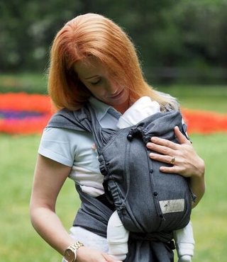 Storchenwiege WrapBabyCarrier - Graphite