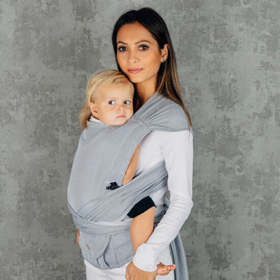 LennyLamb LennyHybrid Baby - Little Herringbone Grey