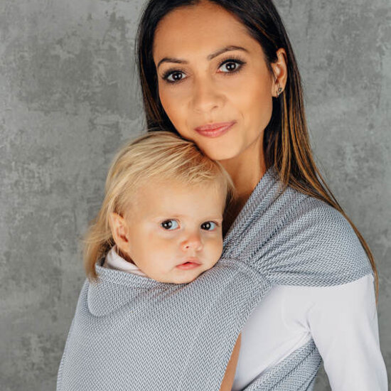 LennyLamb LennyHybrid Baby - Little Herringbone Grey