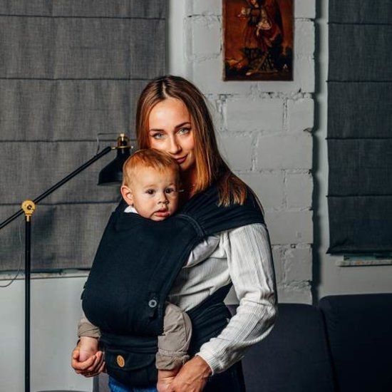 LennyLamb LennyHybrid Baby - Little Herringbone Black Ebony