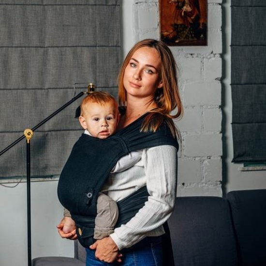 LennyLamb LennyHybrid Baby - Little Herringbone Black Ebony