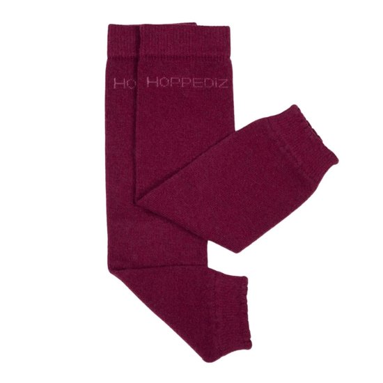 Hoppediz Beenwarmers Merinowol - Bordeaux