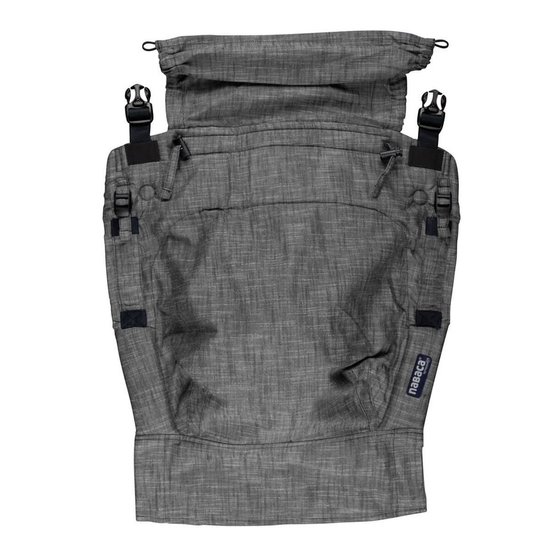 Hoppediz Nabaca Rugpand L - Denim Black