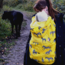 BundleBean BundleBean Draagcover - Yellow Zebra