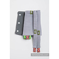 LennyLamb LennyLamb Drool Pads - Little Herringbone  Grey