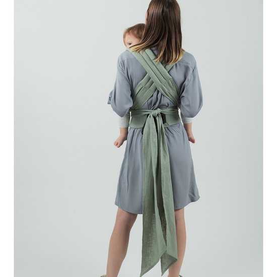 ISARA ISARA Quick halfbuckle  -Sage Green Linnen