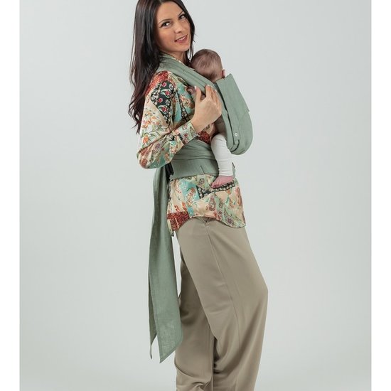 ISARA ISARA Quick halfbuckle  -Sage Green Linnen