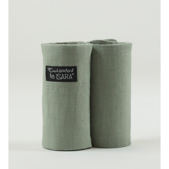 ISARA ISARA teething pads - Sage Green Linen