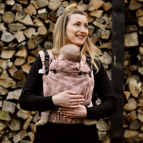 Pure Baby Love  Pure Baby Love Toddler Click & Go - Leaves Rosé Sand