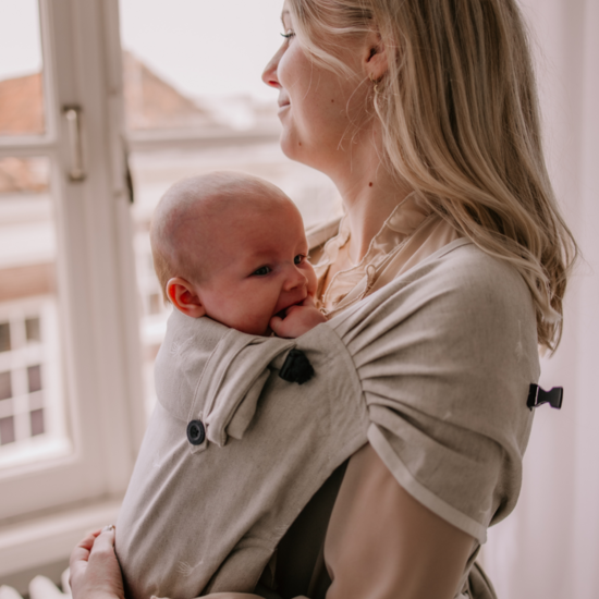 Pure Baby Love  Pure Baby Love Wrap  &  Go - Dandelion Linnen/Cotton