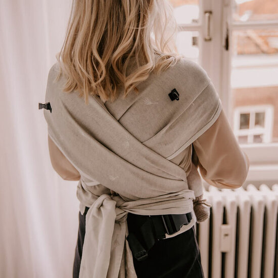 Pure Baby Love  Pure Baby Love Wrap  &  Go - Dandelion Linnen/Cotton