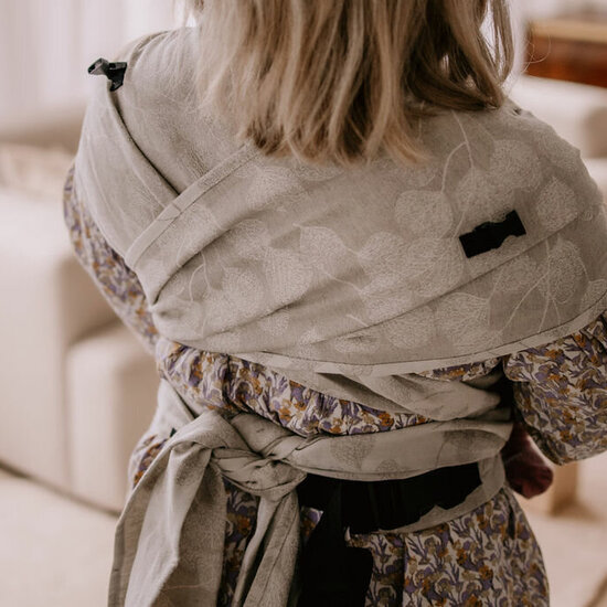 Pure Baby Love  Pure Baby Love Wrap  &  Go - Leaves Linnen/Cotton