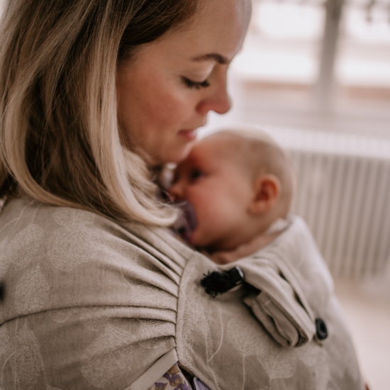 Pure Baby Love  Pure Baby Love Wrap  &  Go - Leaves Linnen/Cotton