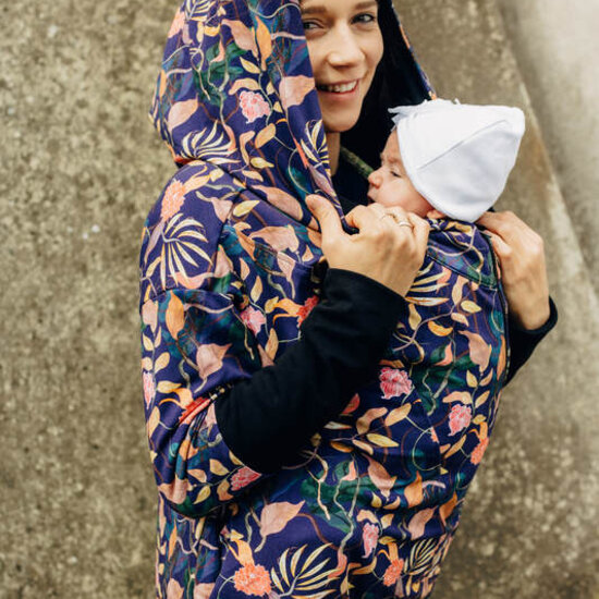 LennyLamb LennyLamb draagvest zwart - Vintage Flowers