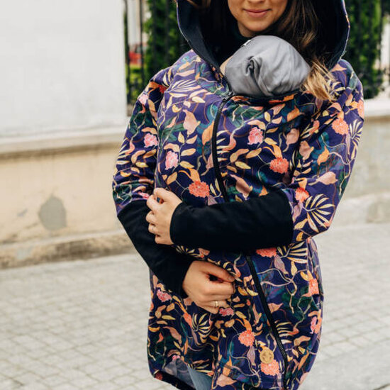 LennyLamb LennyLamb draagvest zwart - Vintage Flowers